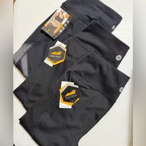 Avia Women's Flex Tech Capri Leggings Size M Pockets Black Activewear Lot of 3